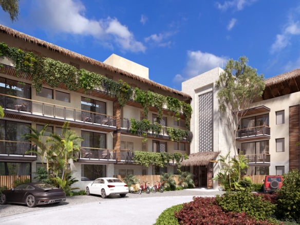 agualuna apartments for sale in tulum mexico