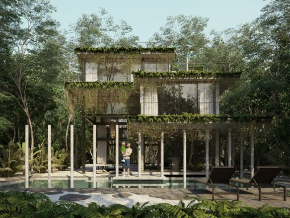 wabi sabi jungle luxury house for sale in tulum