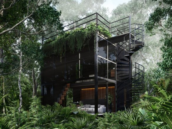 tree60 jungle homes chemuyil - buying real estate in tulum mexico